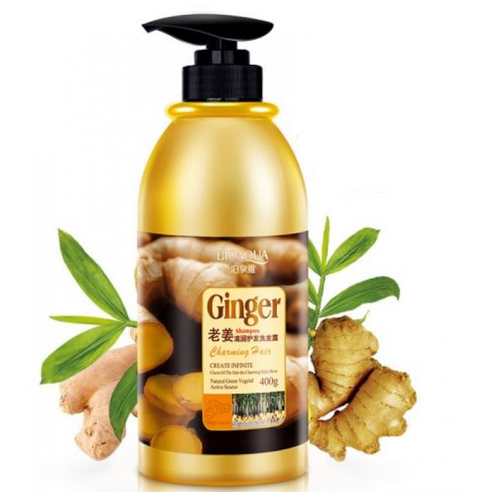 Шампунь для волос с имбирем  BIOAQUA Ginger Shampoo  400 ml