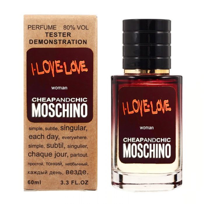 Moschino Cheap And Chic I Love Love TESTER LUX, 60 мл