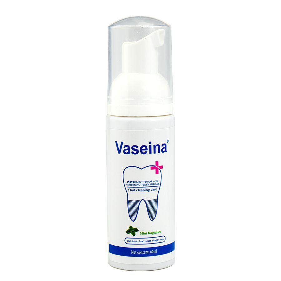 Отбеливающая пенка для зубов Vaseina 60 ml