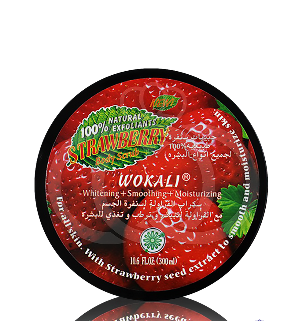 Скраб для тела Wokali Strawberry Body Scrub 300 ml
