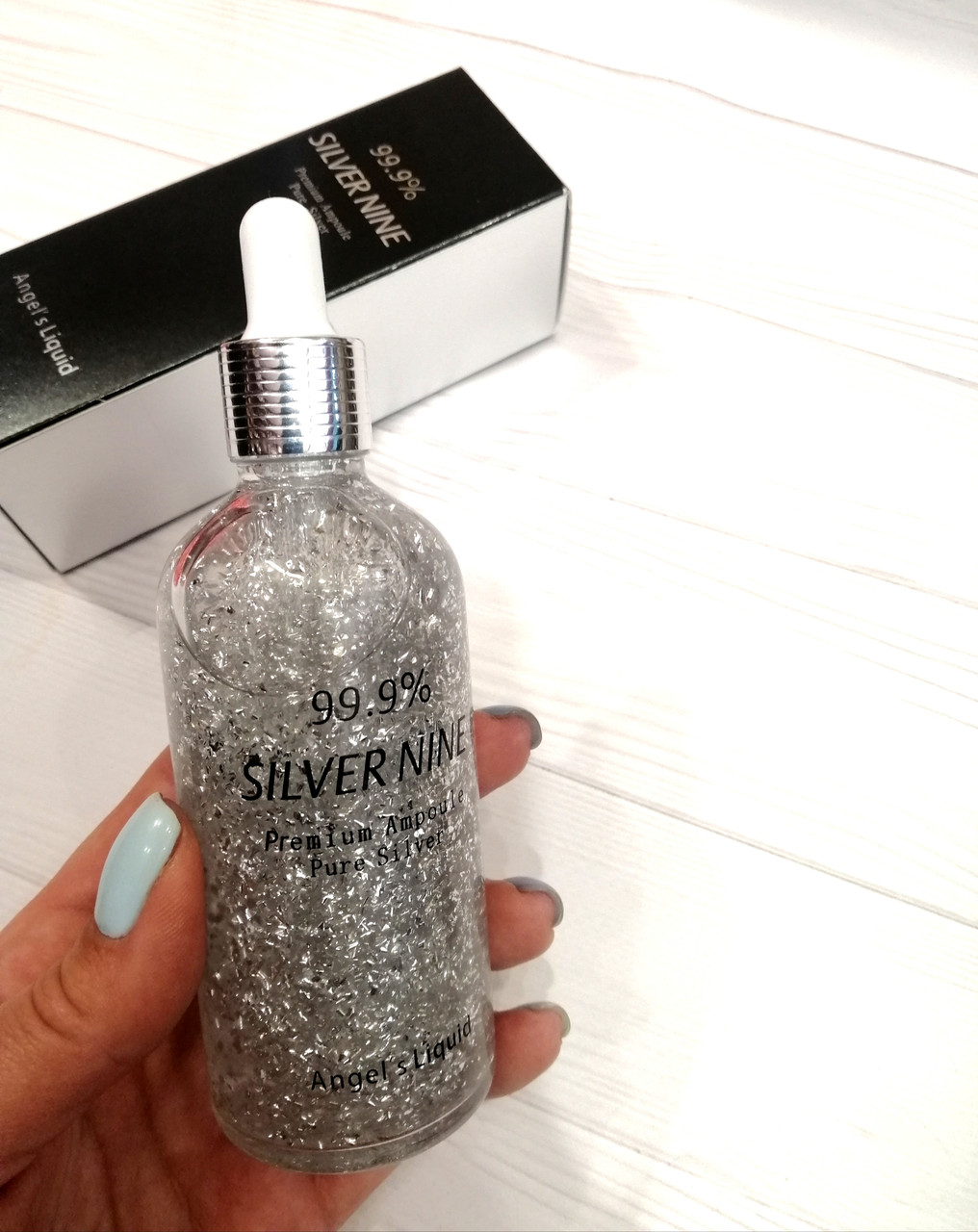 Сироватка із чистим сріблом 99.9% Silver Nine Ampoule Pure Silver Premium