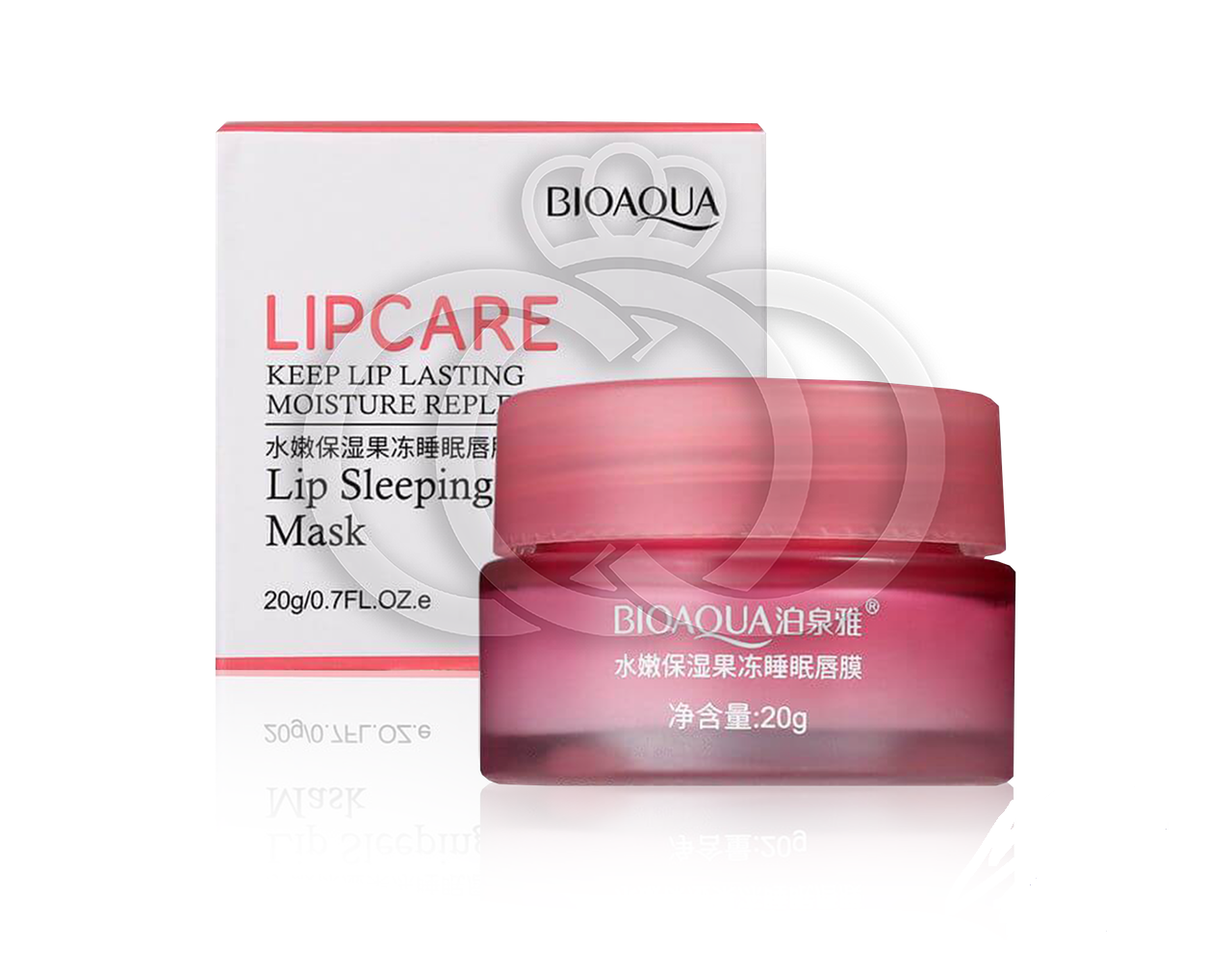 Маска для губ нічна Bioaqua Lip Sleeping Mask з екстрактом полуниці 20 г