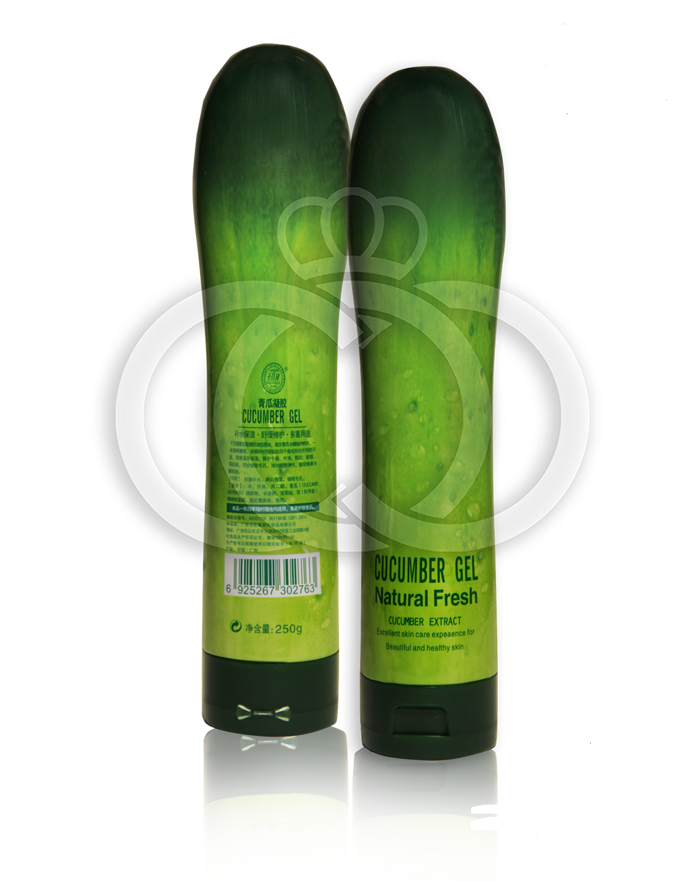 Гель для обличчя та тіла зволожуючий Cucumber Gel Natural Fresh (огірок) 250 мл